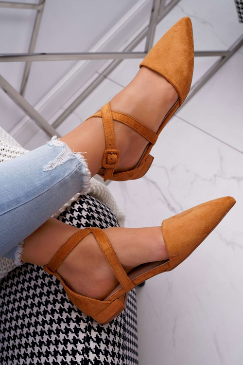 Dámské semišové baleríny Camel Vontare