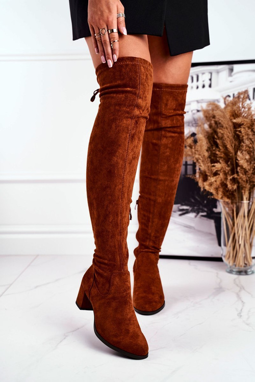 Dámské boty Sergio Leone lycra camel KZ271