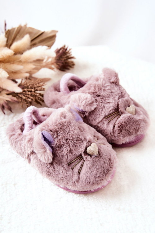 Detské mačky Papcas s fialovými tammy ušami