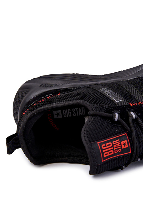 Pánská sportovní obuv Memory Foam Big Star KK174255 Černe