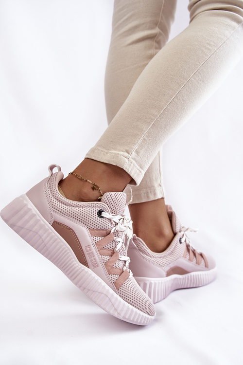 Dámska veľká hviezda KK274058 Športové topánky ružové