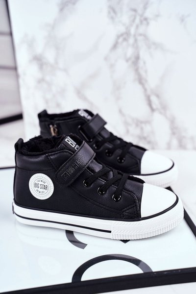 Dětské Zateplené Tenisky Big Star GG374035 Černé