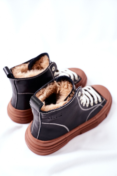 Dámské Zateplené Tenisky GOE II2N4033 Černé