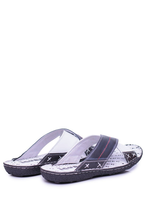 Navy Light Leather Men