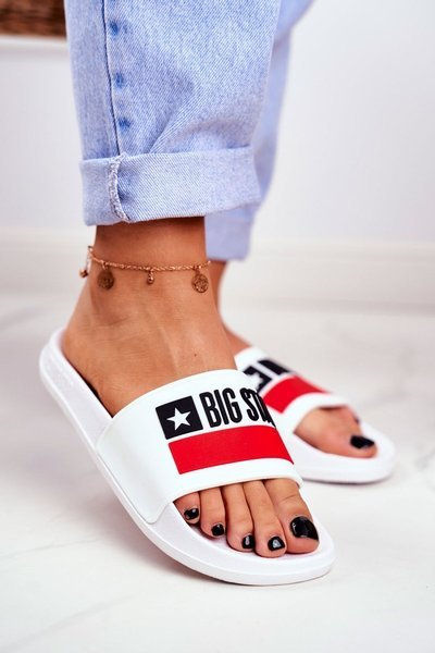 Dámske papuče Big Star Classic White GG274047
