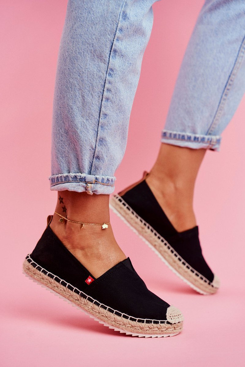 Dámské Espadrilky Big Star Cerne FF274A498