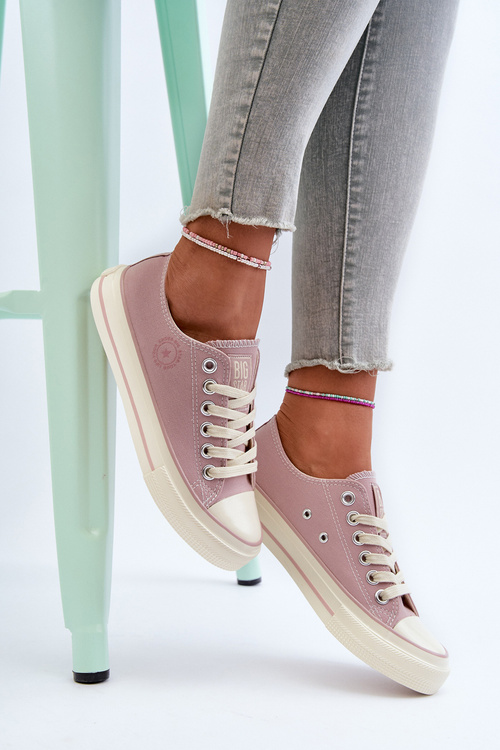 Nízké dámské tenisky Big Star NN274270 Růžové