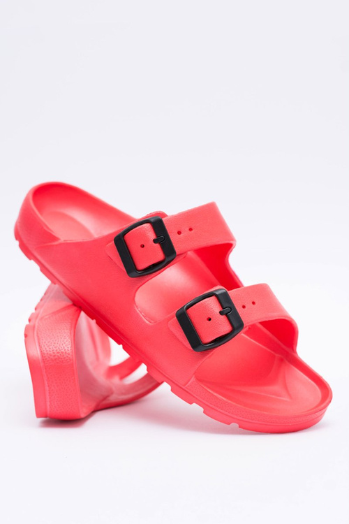 Ľahké červené žabky žien červené