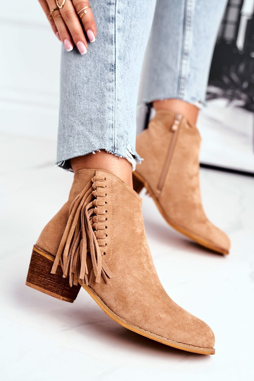 Dámske topánky na stĺpe s kovbojským kovbojom Khaki Mirage