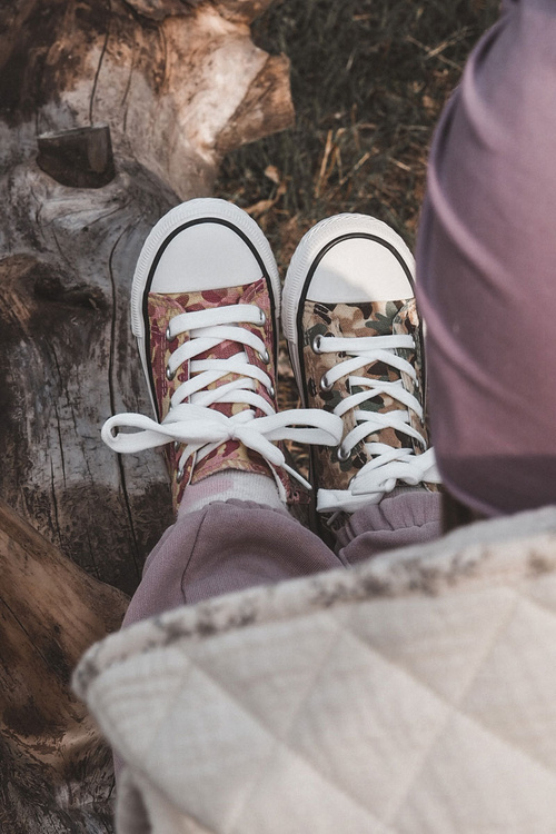 Detské vysoké tenisky pre béžový zelený filemon