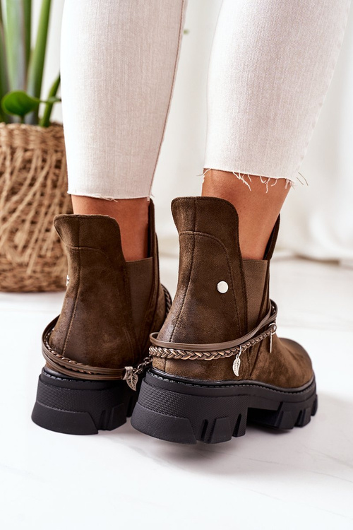 Izolované topánky Tmavo zelený dobrý nápad