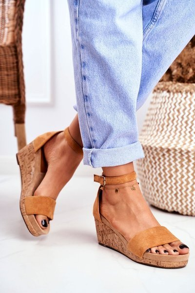 Dámske sandále pre ťavu Marryte Wedge