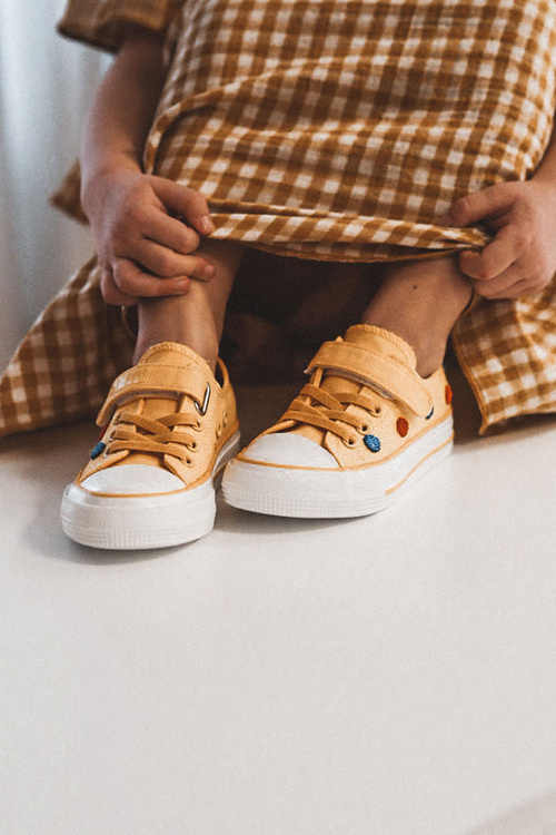 Dětské Tenisky Se Suchým Zipem BIG STAR JJ374056 Žluté