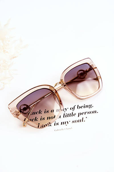 Dámske slnečné okuliare mačky oči m2351 priehľadné