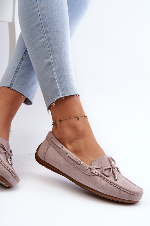 Dámske Semišové Mokasíny Fialové Si Passione