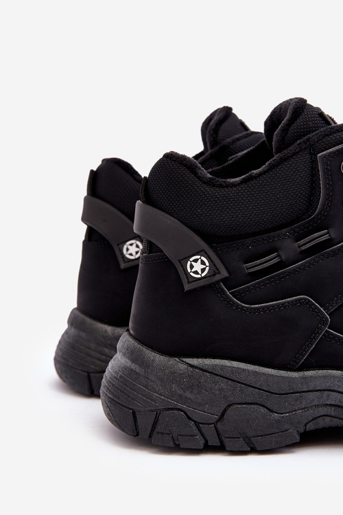 Trekkingové topánky Pánske izolované čierna thalinna