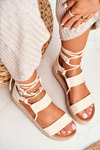 Dámské Espadrilky na podrážce Béžové Fuerta