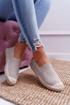 Dámské Espadrilky Cross Jeans šedé DD2R4104