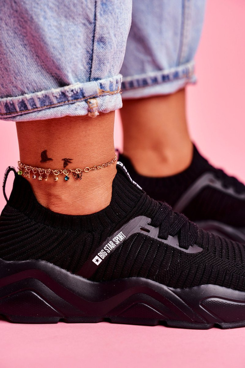 Dámske športové topánky Big Star Black FF274955