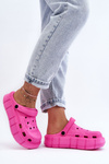Dámská pěnová platforma Crocs Fuchsia Beckett