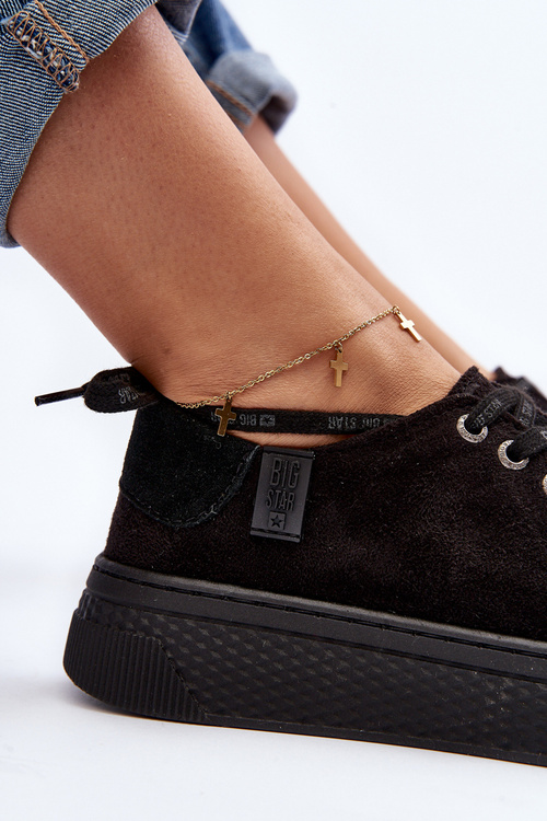 Dámske tenisky Big Star NN276005 Memory Foam System Čierne