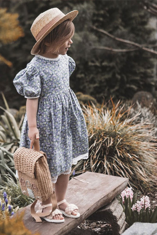 Detské sandále s ružovým Adella Braid