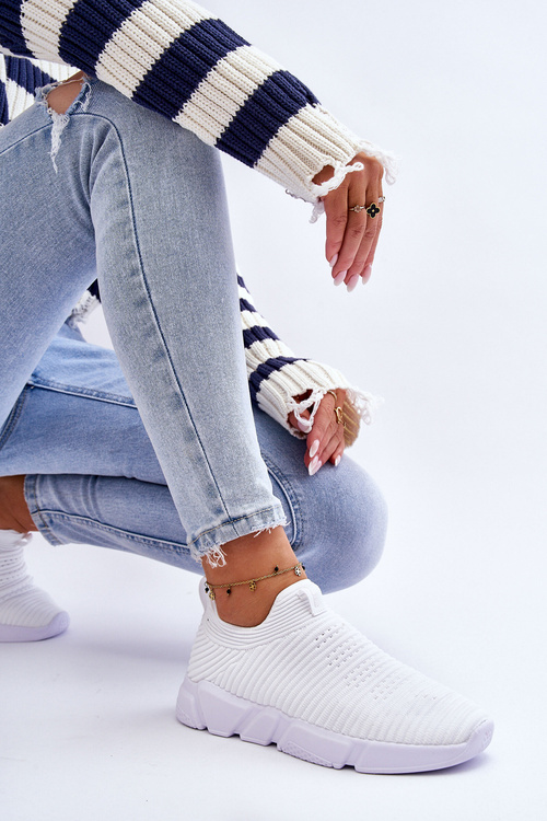 Dámské Tenisky Slip-on Big Star DD274460 Bile