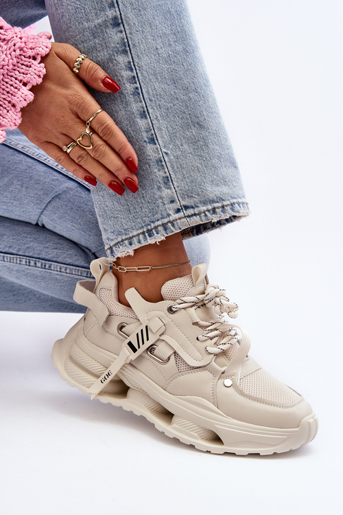 Tenisky Športové topánky Goe jj2n4082 béžová