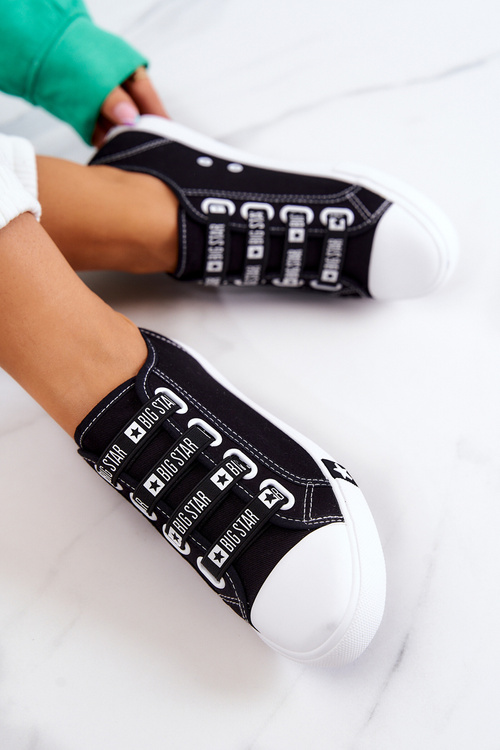 Dámské Tenisky S Manžetami BIG STAR HH274098 Černá