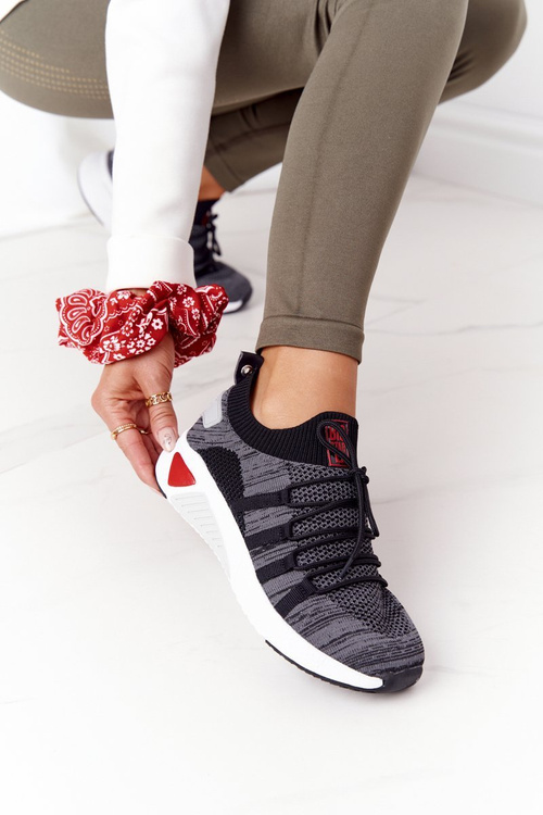 Dámské Tenisky Memory Foam Big Star HH274532 Tmavě Sedé