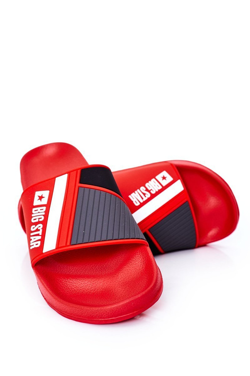 Pánska veľká hviezda HH174835 Red Flip -flops