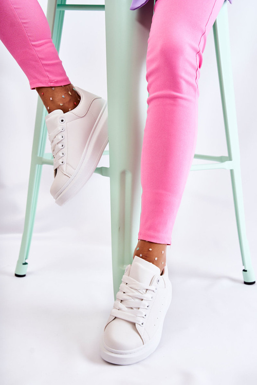 Dámská sportovní obuv na platformě bílá Eliso