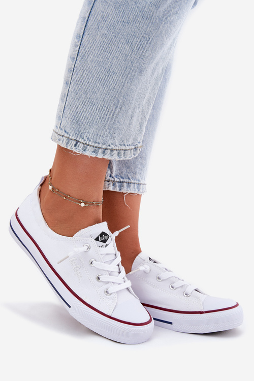 Dámske Textilné Tenisky Lee Cooper LCW-25-02-3296L Biele
