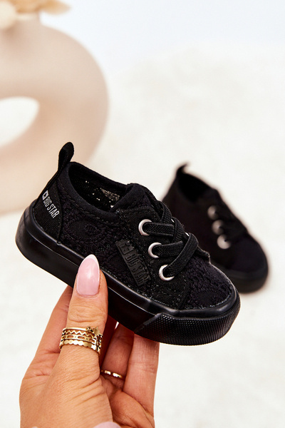 Prolamované Tenisky Big Star JJ374019 Černé