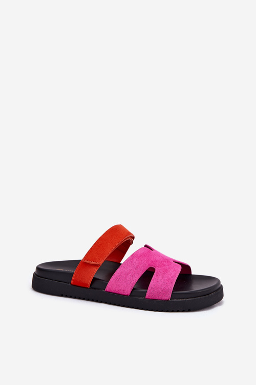 Dámské Pantofle Na Suchý Zip Fuchsie Vinceza 17401