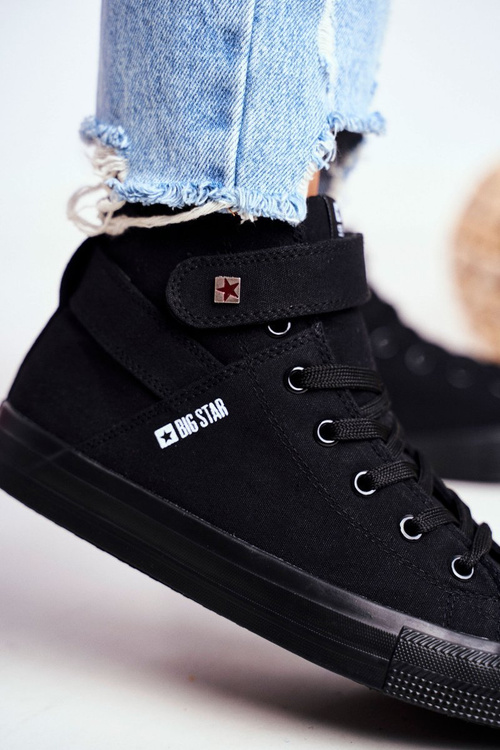 Dámske vysoké tenisky Big Star FF274578 čierna