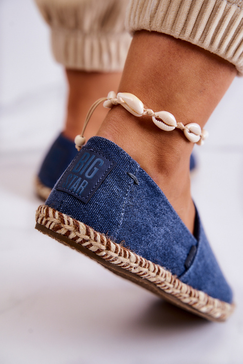Klasické espadrilky Big Star JJ274902 Modré