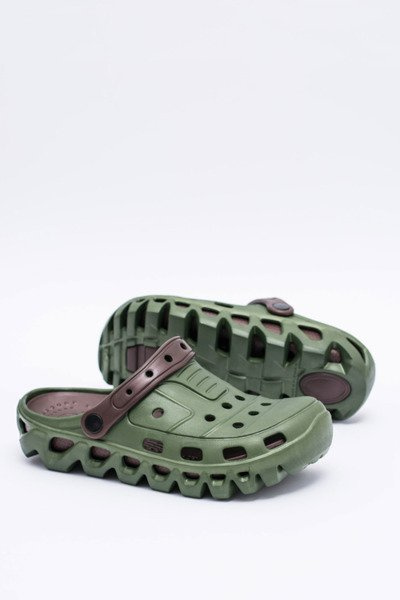 Zelené pánske svetlo Eva Kroksa papuče