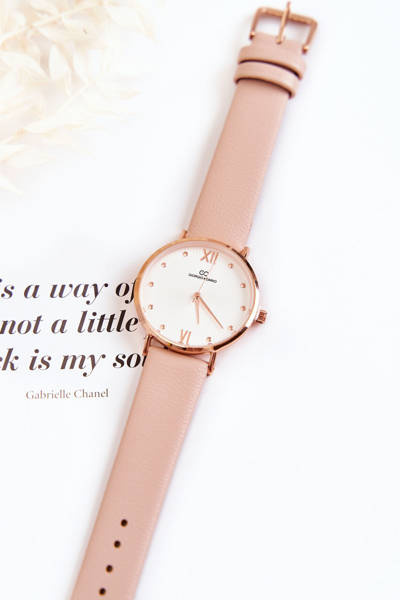 Dámský módní opasek k hodinkám Giorgio & Dario Béžový