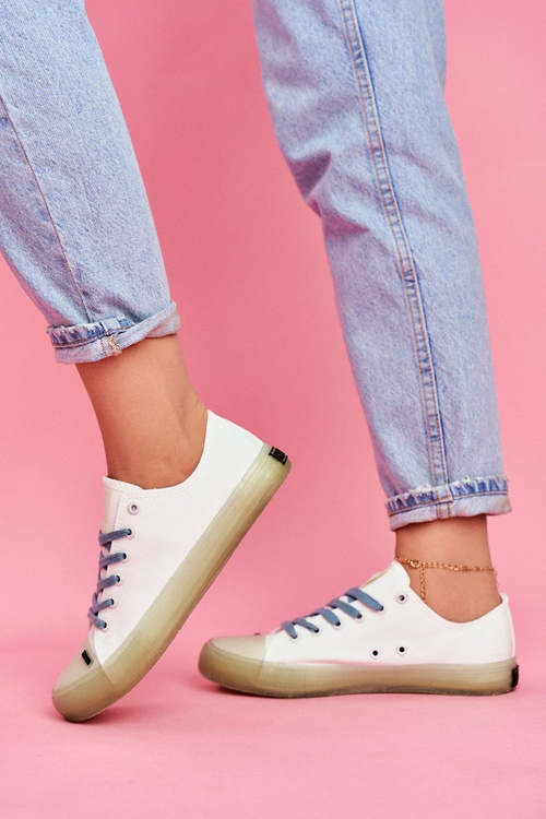 Dámské tenisky S Průhlednou Podešví Big Star FF274256 Bílé