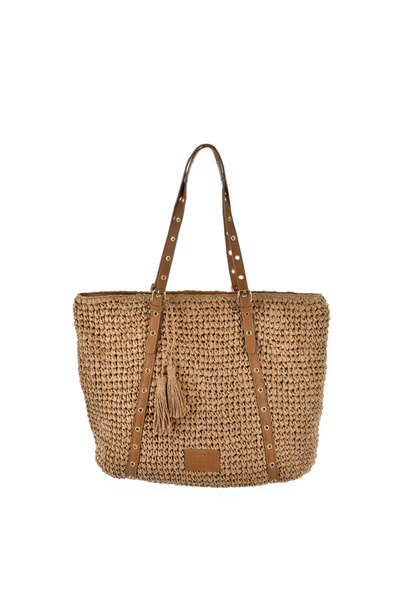 Klasická dámska kabelka veľká hviezda JJ574095 béžová