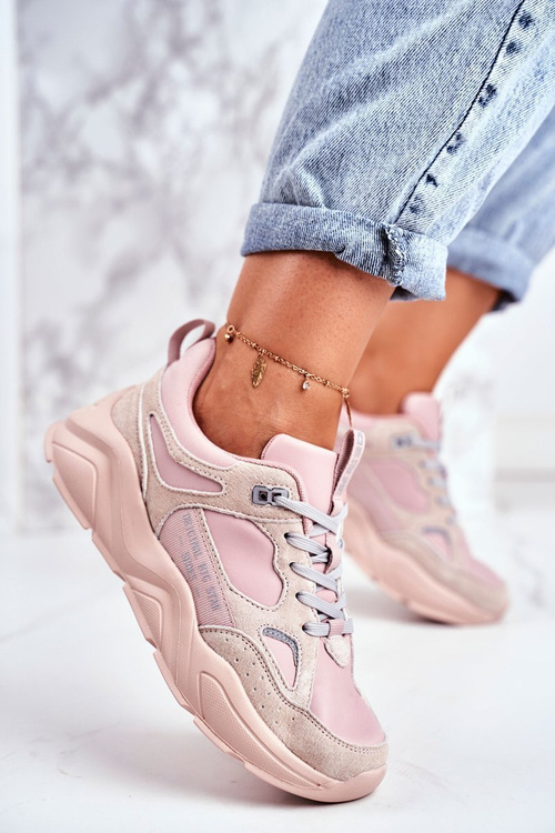 Dámská Sportovní Obuv Sneakers Big Star GG274655 Růžové