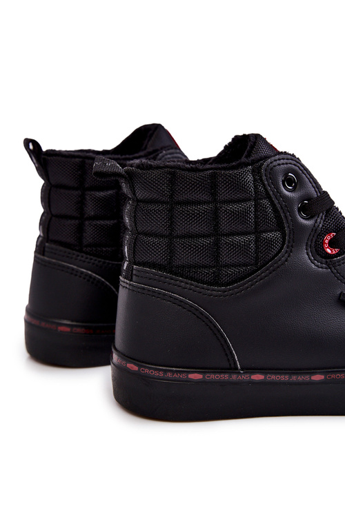 Pánské tenisky High Insulated Cross Jeans KK1R4054C Černe
