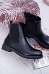 Dámske topánky Black Chelsea Boots 8BT35-1489