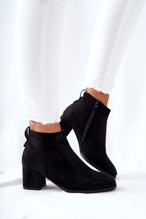 Dámské Semišové Boty Černé Ardmore