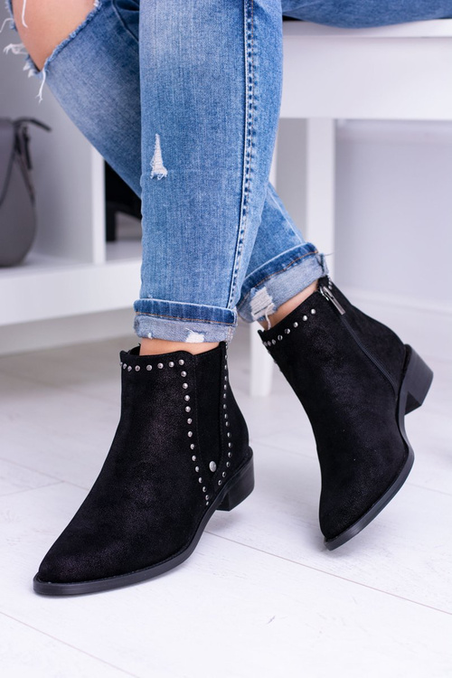 Big Star Black Dámske topánky BB274529 Chelsea topánky
