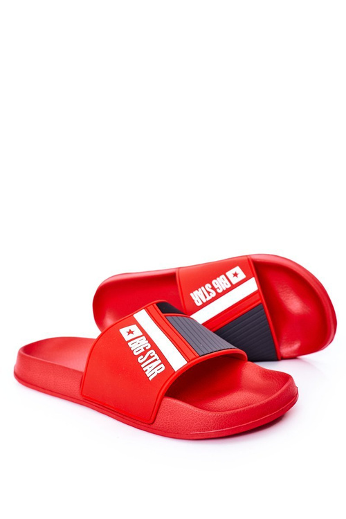 Pánska veľká hviezda HH174835 Red Flip -flops