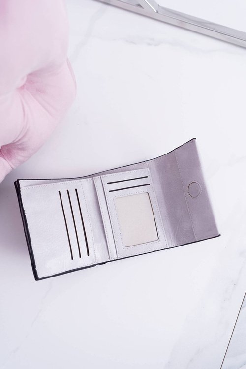 Dámská Peněženka Klasická Malá Šedá Na Magnetu