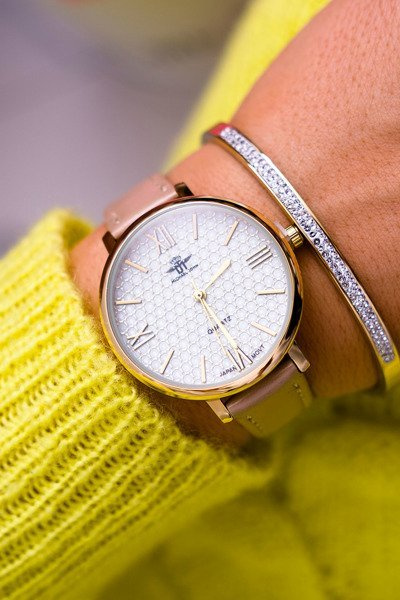 Dámske hodinky Michael John Beige Lottanu