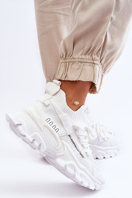 Dámské ponožkové tenisky Bíle Keaton